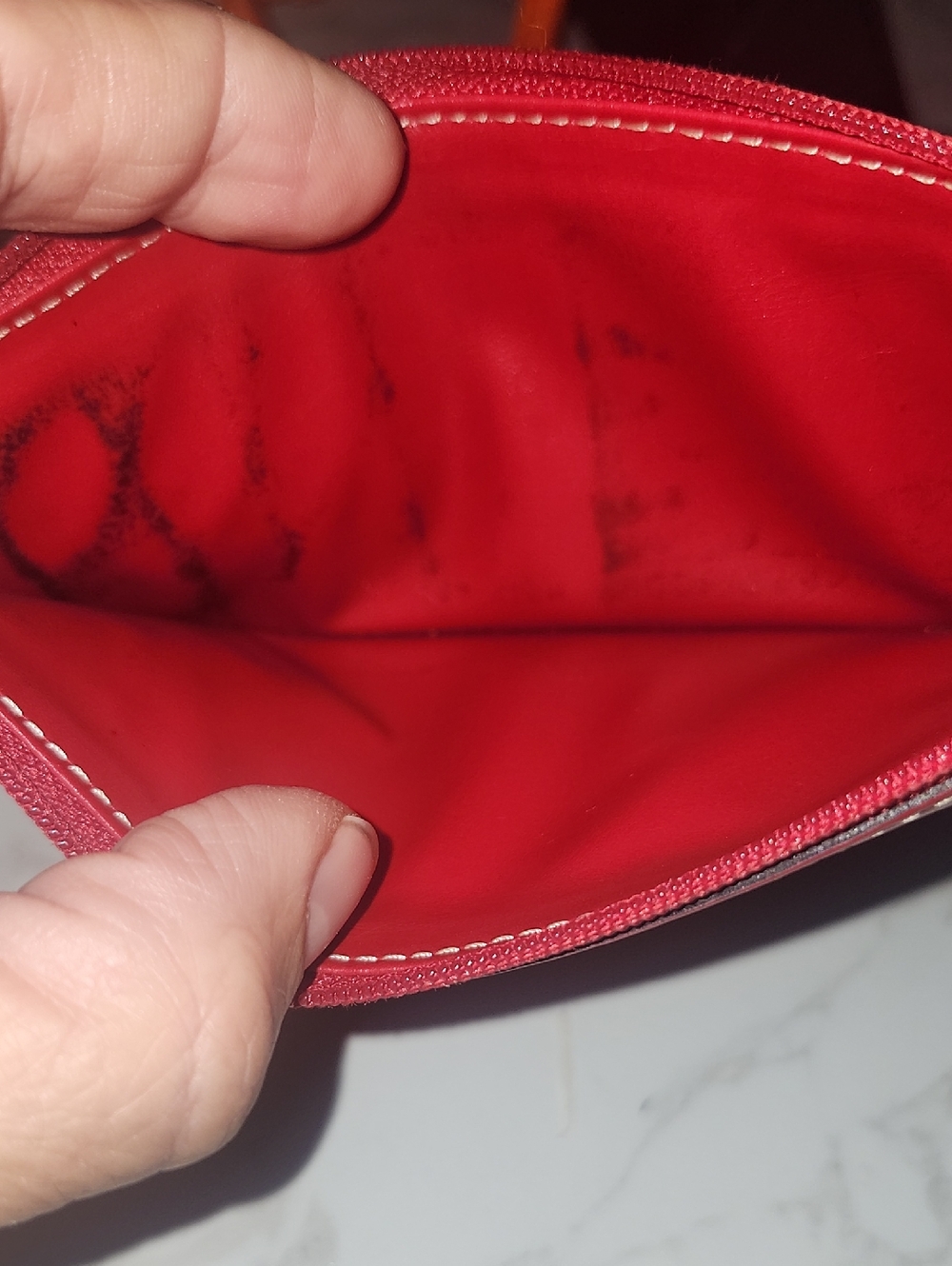 Lodis Red Women's Leather Wallet - Picture 4 of 7